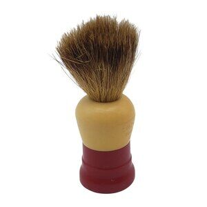 Ever Ready 250PB Pure Badger Shaving Brush Red Cream Handle Made In USA Vintage